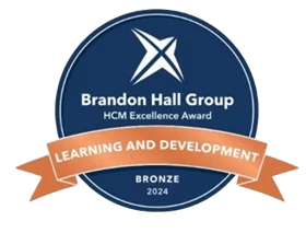 Brandon Hall Group HCM Excellence Award, bronze 2024, learning and development