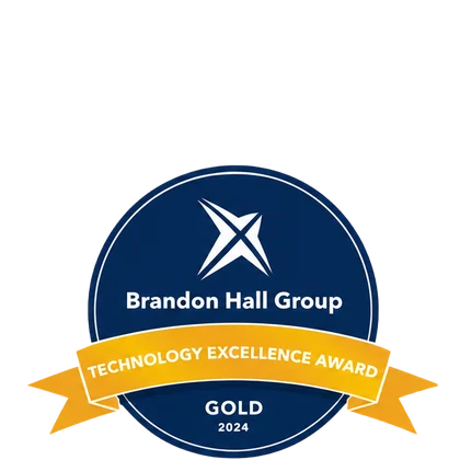 Brandon Hall Group Technology Excellence Award, gold 2024