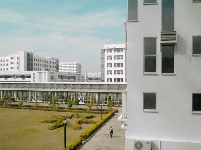 modern pharmaceutical research and manufacturing campus in Hyderabad, India