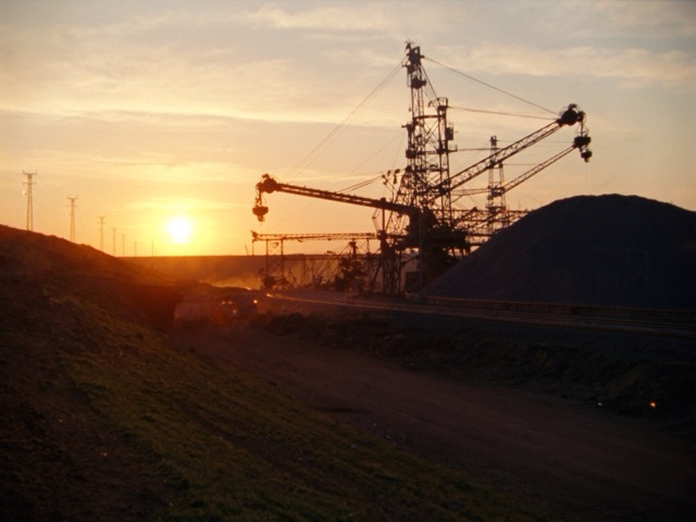 coal mining site in Indonesia